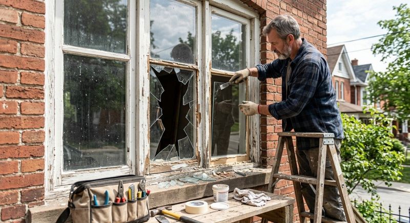 Damaged Window Repair in Kansas City, KS